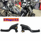 3 Finger 5.3'' Brake & Clutch Levers Set for Harley Electra Glide (2009-2023)