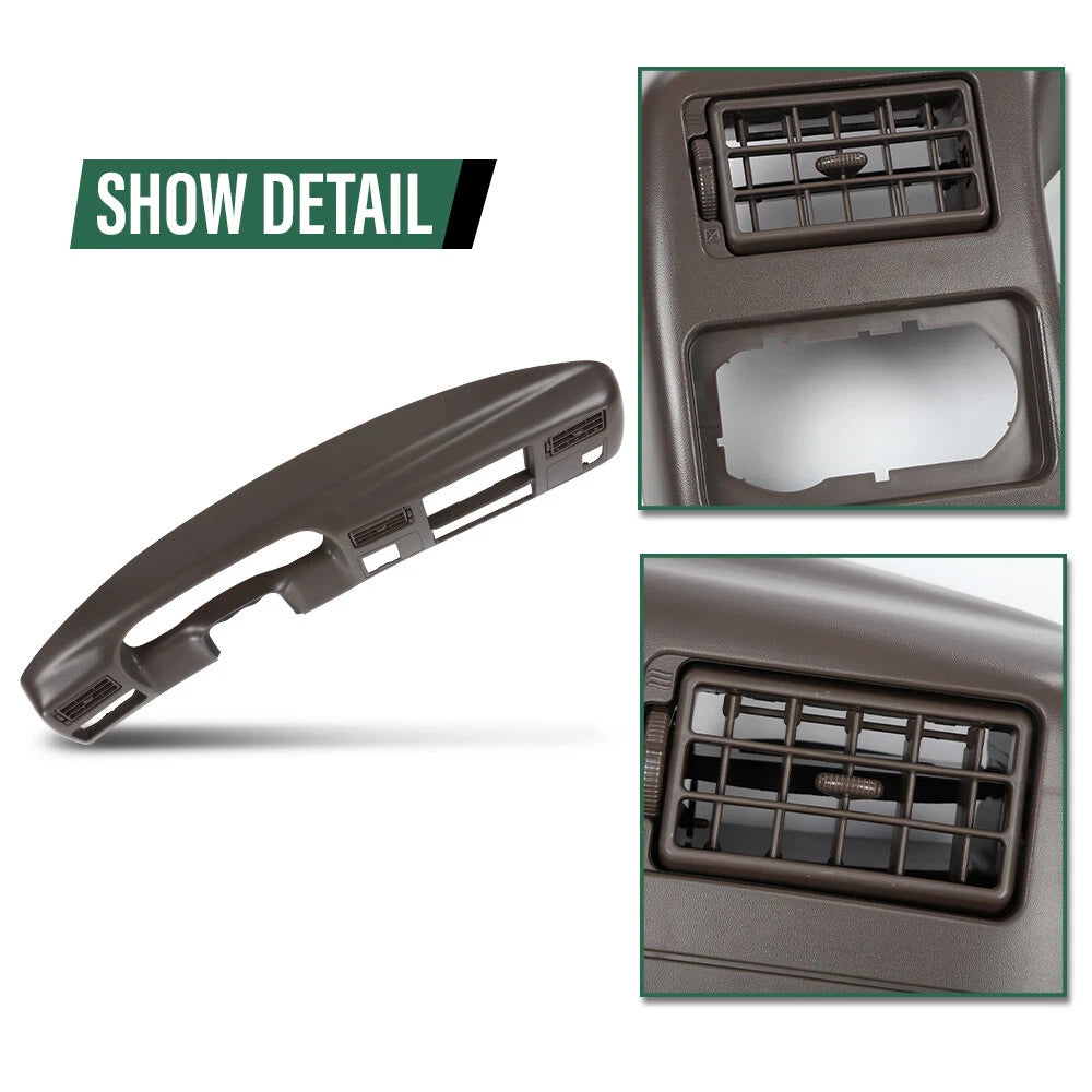 Dash Instrument Cluster Radio Trim Bezel for Ford F250 F350 (1999–2004)
