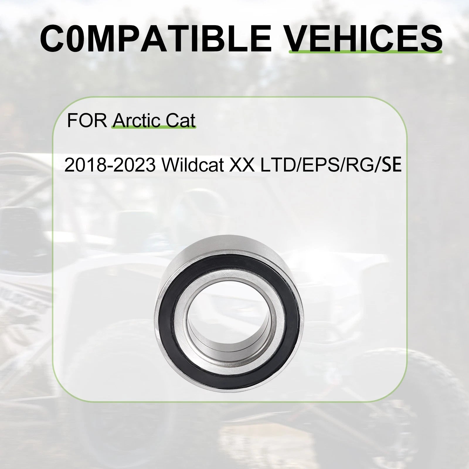Wheel Bearing for Arctic Cat Textron Wildcat XX (2018–2023) 2402-412
