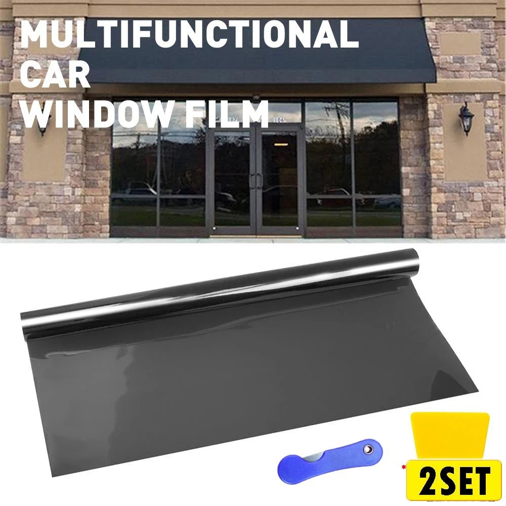 Set of 2 Uncut Window Tint Film 35% VLT 20" x 10' for Car Home Office