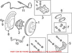 Disc Brake Hardware Kit for Chrysler 2500 Ram (68159523AC)