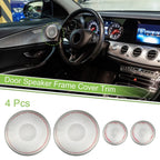 4 x Car Front Door Speaker Frame Cover Trim for Mercedes Benz C238 W238 (16-22)