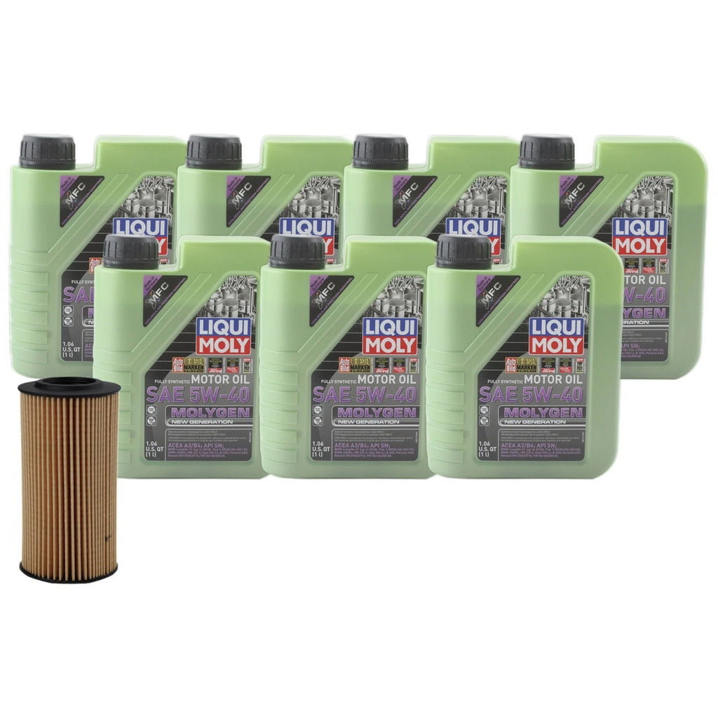 Liqui Moly Molygen New Gen 5W-40 Engine Oil Change Kit for Audi TT RS (2009–2019)