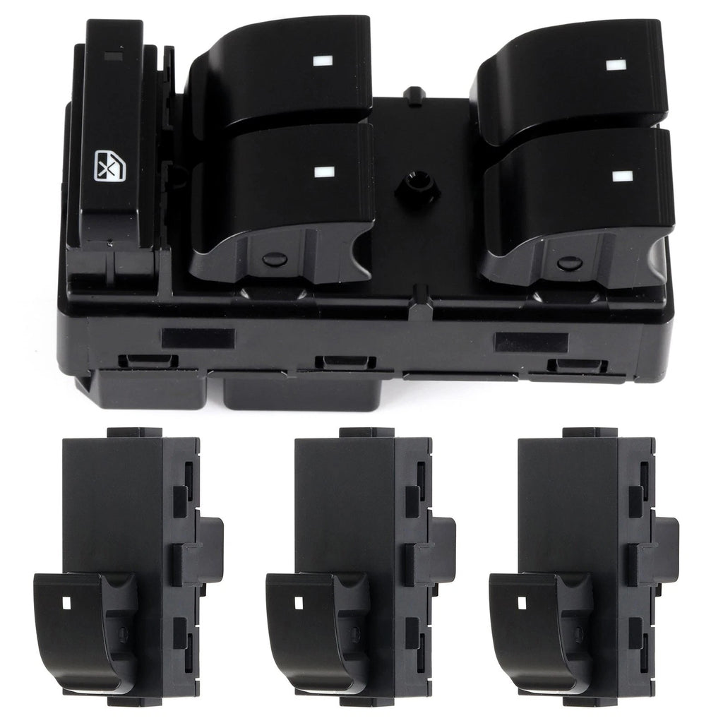 Set of 4 Window Switches for Chevy Silverado GMC (2007–2013)