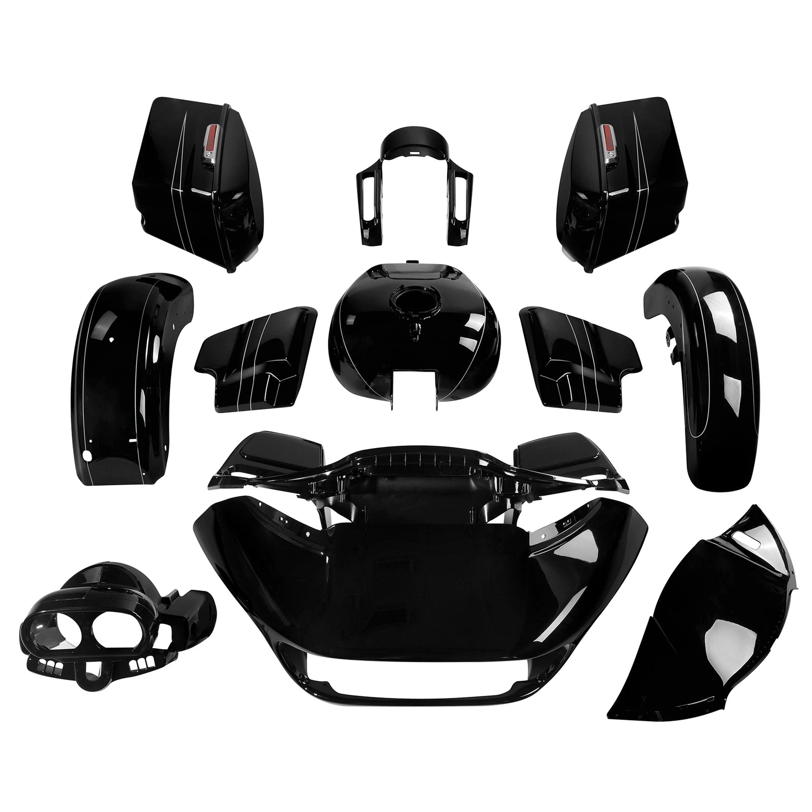 Fairings Bodywork Kit for Harley Road Glide Special (2015–2024) 18 Vivid Black