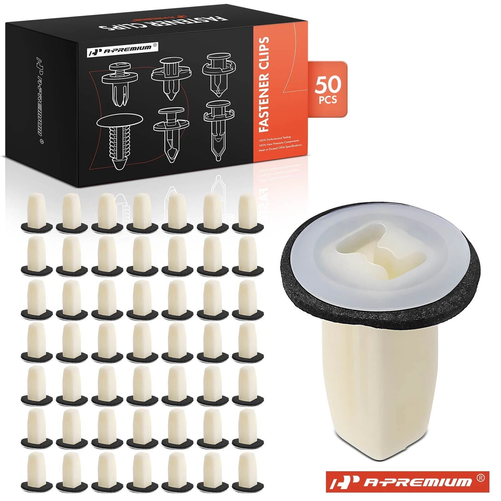 50Pcs Nylon Center Pillar Screw Grommet Clip for Honda (2003)