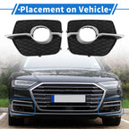 Set of 2 Fog Light Grills for BMW X6 (No. 51117188383)