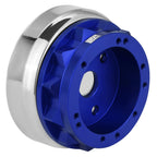 6-Bolt Hub Adapter for Ford Fairlane Mustang (1965–1969) Blue Aluminum