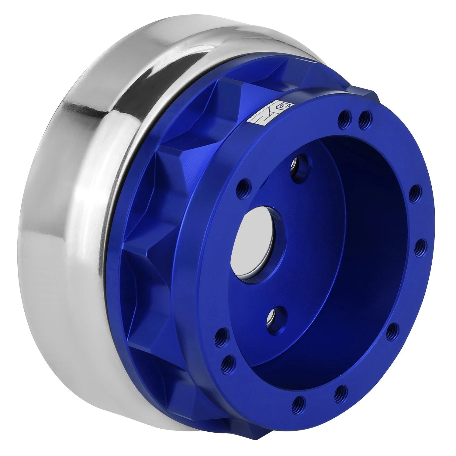 6-Bolt Hub Adapter for Ford Fairlane Mustang (1965–1969) Blue Aluminum