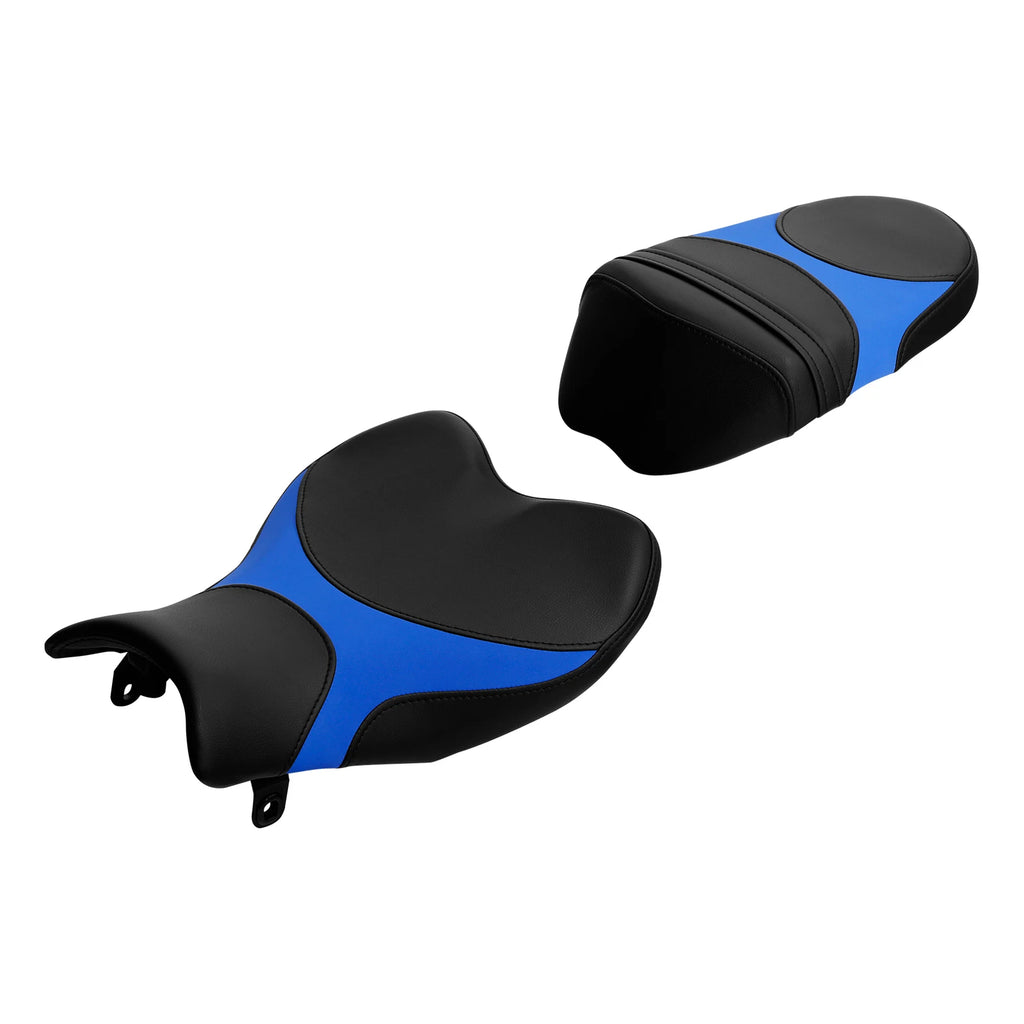 Rider Driver & Passenger Seats for Suzuki GSXR1000 (2009–2016) Black Blue
