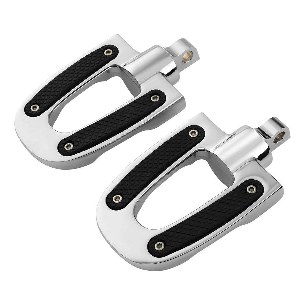 Chrome Foot Pegs Footrest for Harley Touring Electra Street Glide (2014–2023)