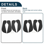 Set of 1 Car Door Leather Anti Kick Pad Sticker for BMW X1 (2016)