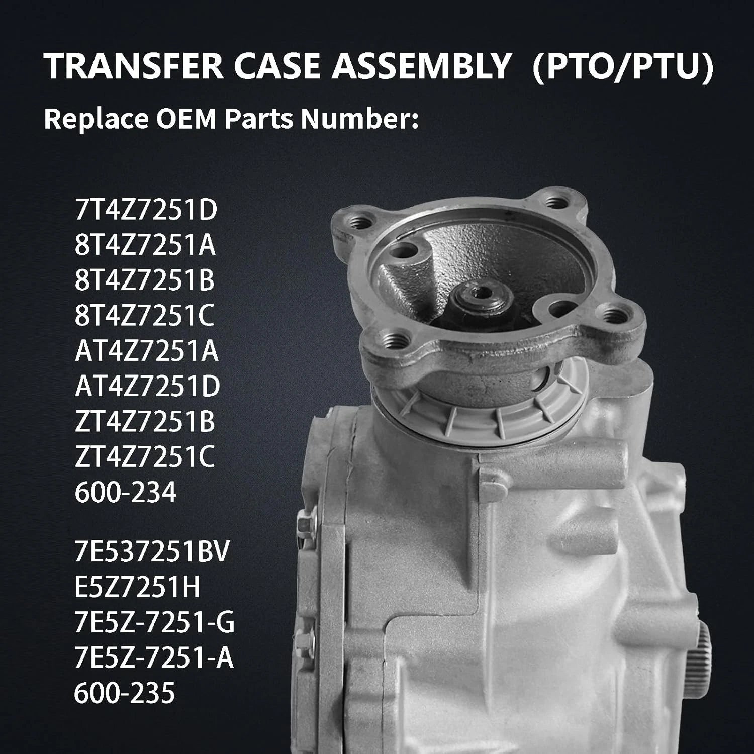 PTO Power Take Off Differential Assembly for Ford Edge, Lincoln MKX (2007–2018)