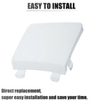 Tow Hook Cover for Volkswagen (2010–2019) - Front Bumper Eye Hole, White