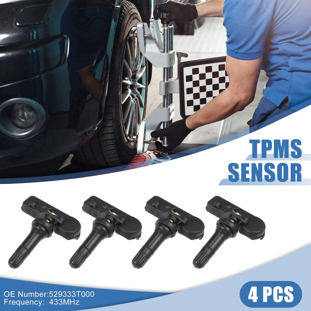 Set of 4 TPMS Sensors for Kia Sedona (2016–2018) No. 529333T000