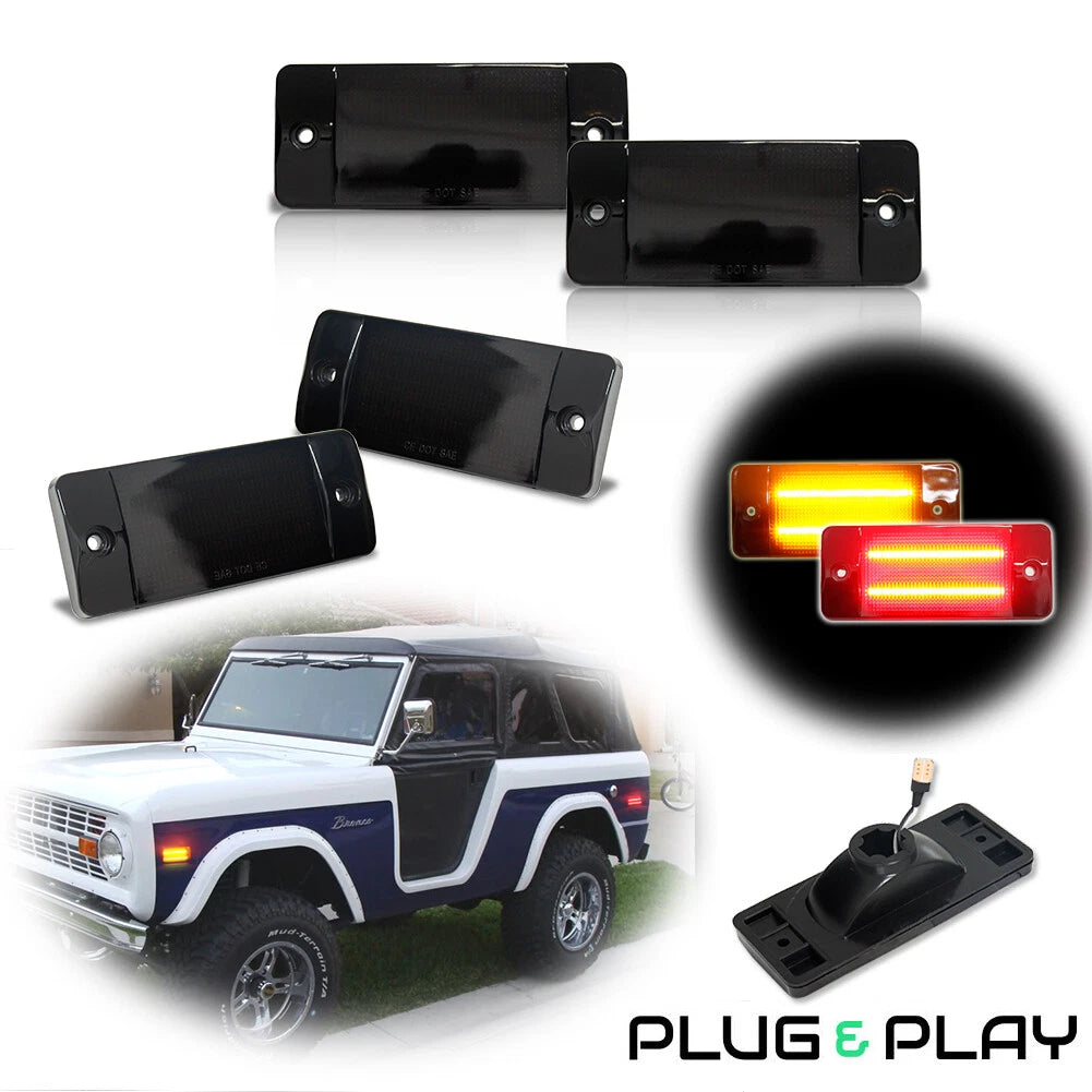 LED Side Marker Lights for Ford Bronco (1970–1977)