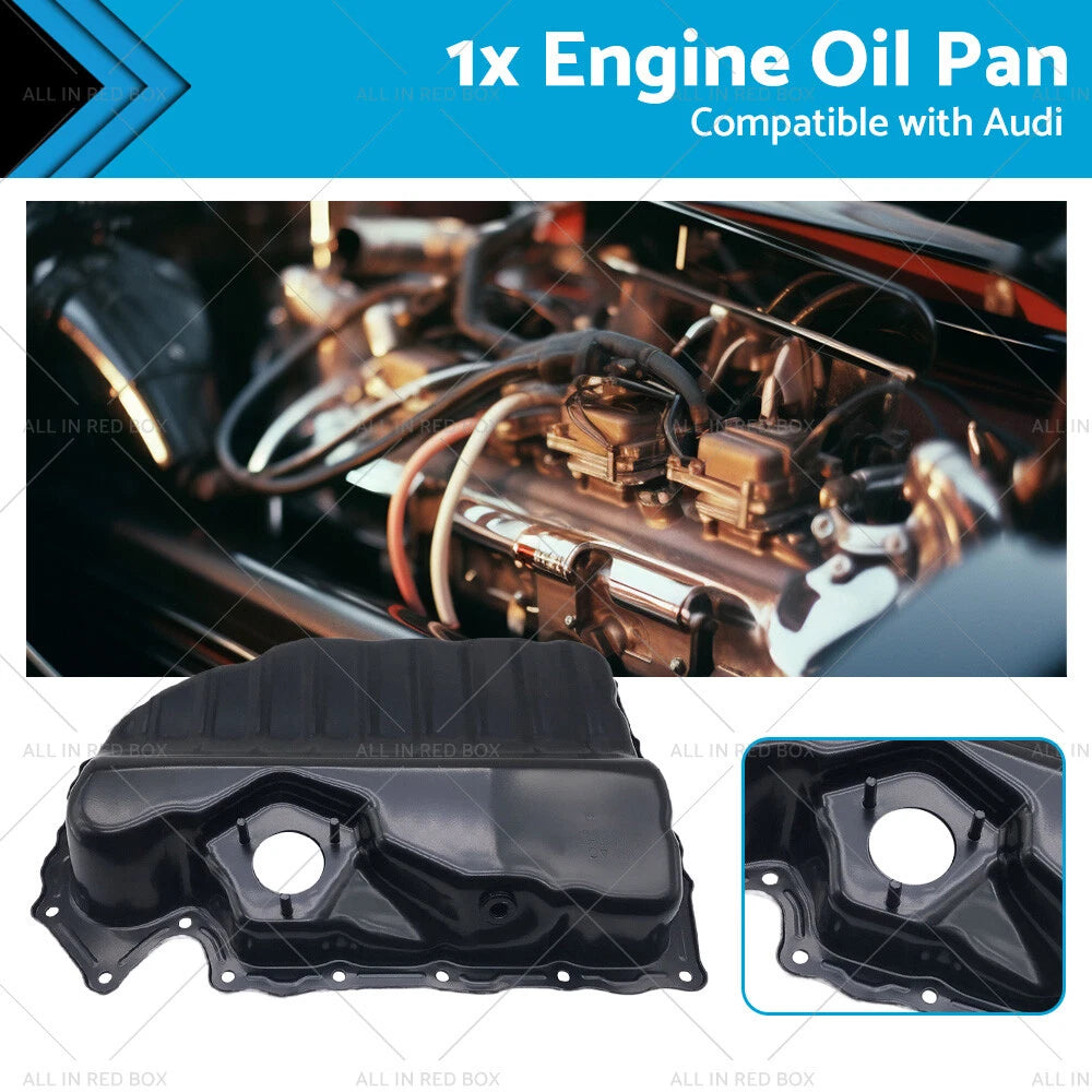 Engine Oil Pan for Audi A3 A4 A5 Q3 Q5 TT VW Golf Passat 2.0 TFSI (2006–2020)
