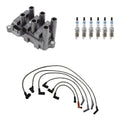 Set of 6 Bosch Iridium Spark Plugs & Denso Ignition Coil Wires for Ranger 3.0 V6