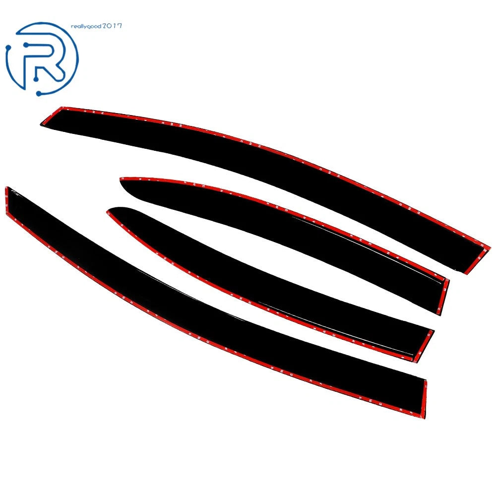 Set of 4 Window Visors Rain Guards for Honda Civic (2006-2011)