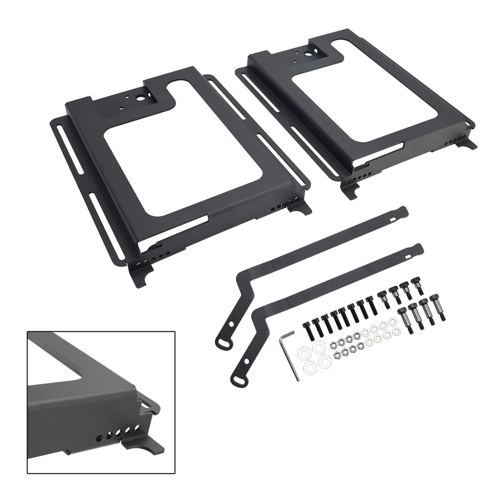 Set of 2 Lowering Seat Bases for Polaris RZR 800/900/1000 XP Turbo (2010–2021)