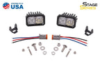 LED Fog Light Pods SAE DOT 2 Inch Replacement for Diode Dynamics ABL (2009–2018)