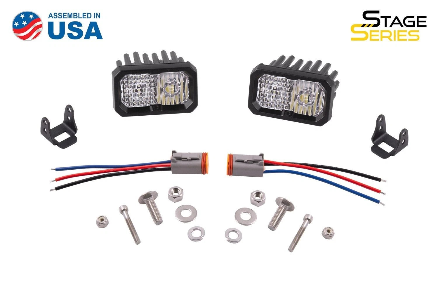 LED Fog Light Pods SAE DOT 2 Inch Replacement for Diode Dynamics ABL (2009–2018)