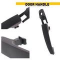 Front LH Driver Side Outside Door Handle Black for Ford Focus (2008–2011)