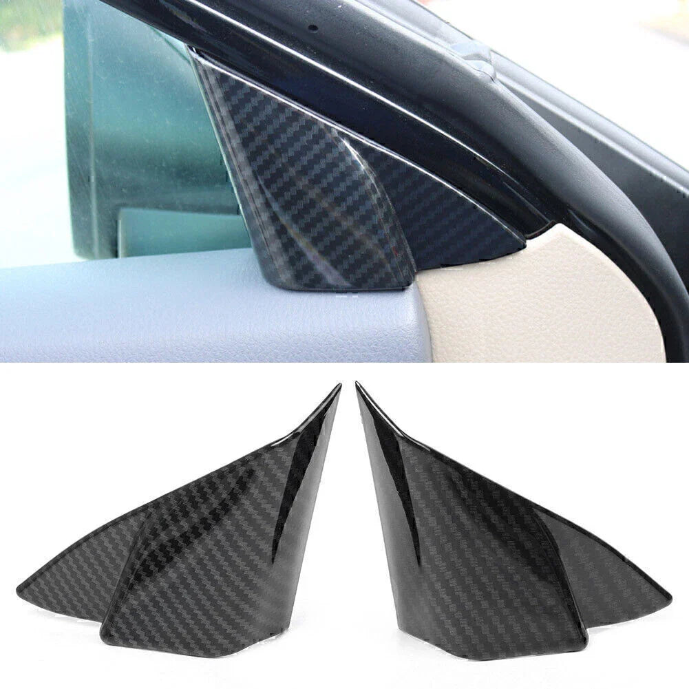 Carbon Fiber Interior Front Triangle Frame Covers for Toyota Camry (2018-2023)