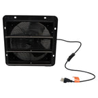 10" Wall Mounted Exhaust Fan with Insect Mesh for Home (Low Noise)