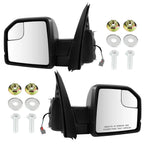 Pair Power Side Mirrors with Temp Sensor for Ford F-150 (2015–2020)