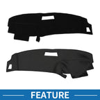 Dashboard Cover Mat for Ford Ranger (1989–1994) Sun Protector Black
