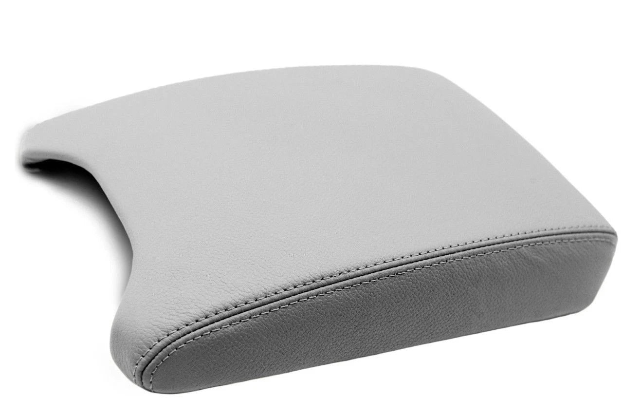 Center Console Armrest Vinyl Cover for BMW X5 (2000–2006) Gray