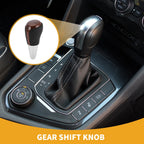 Automatic Gear Shifter Knob for Toyota Prius C (2012–2017) Faux Leather Black Brown