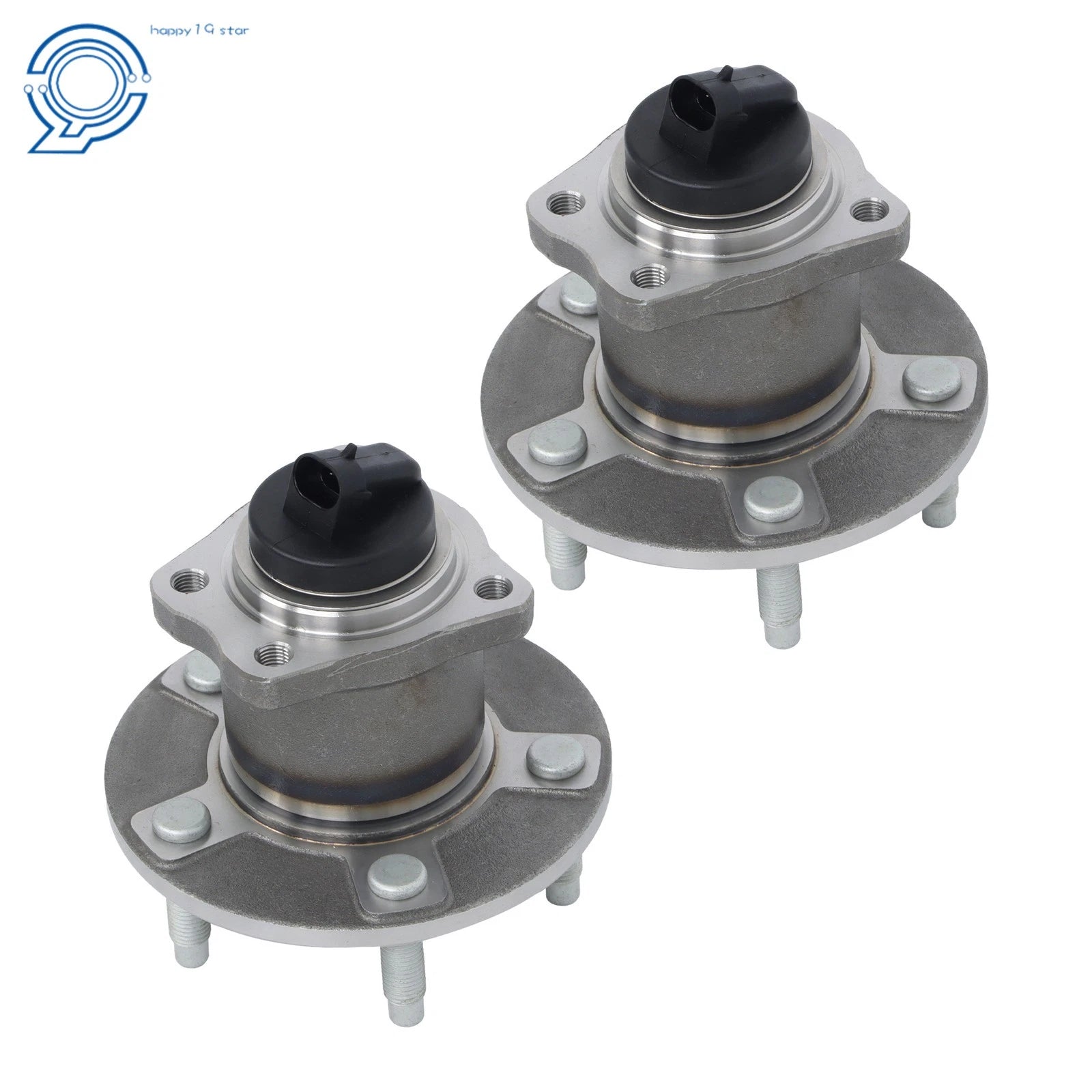 Pair of Rear Wheel Bearing Hub Assembly for Chevrolet HHR Malibu (2004–2010)