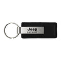 Black Leather Keychain - Officially Licensed for Jeep Patriot