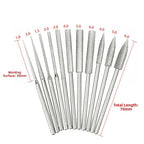 Diamond Burr Drill Set for 3mm Shank Tools