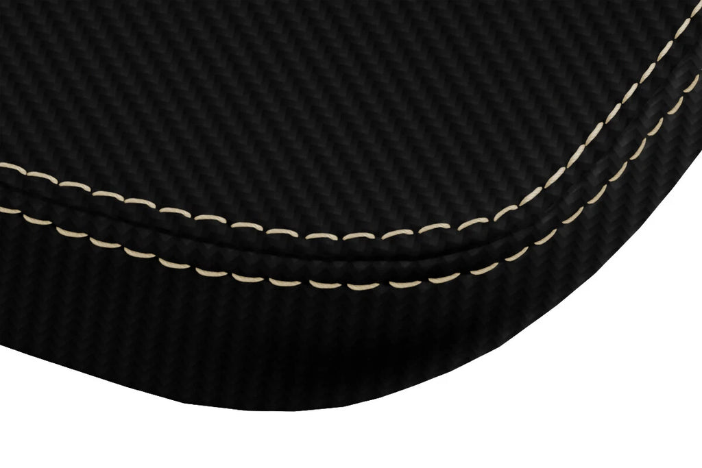 Console Lid Armrest Cover for Chrysler 200 (2011–2014) Carbon Fiber