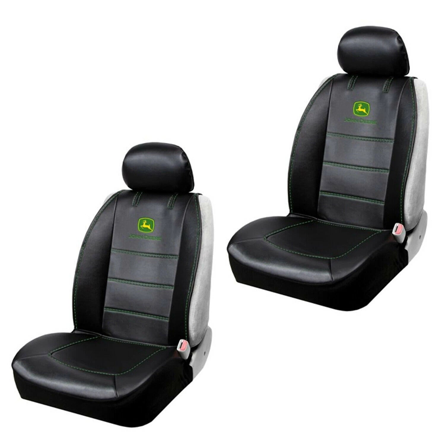 2X Deluxe Vinyl Sideless Seat Covers for John Deere (Licensed)