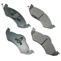 Set of 4 ProAct Disc Brake Pads for Dodge Dakota 1999, Durango (1998–1999)