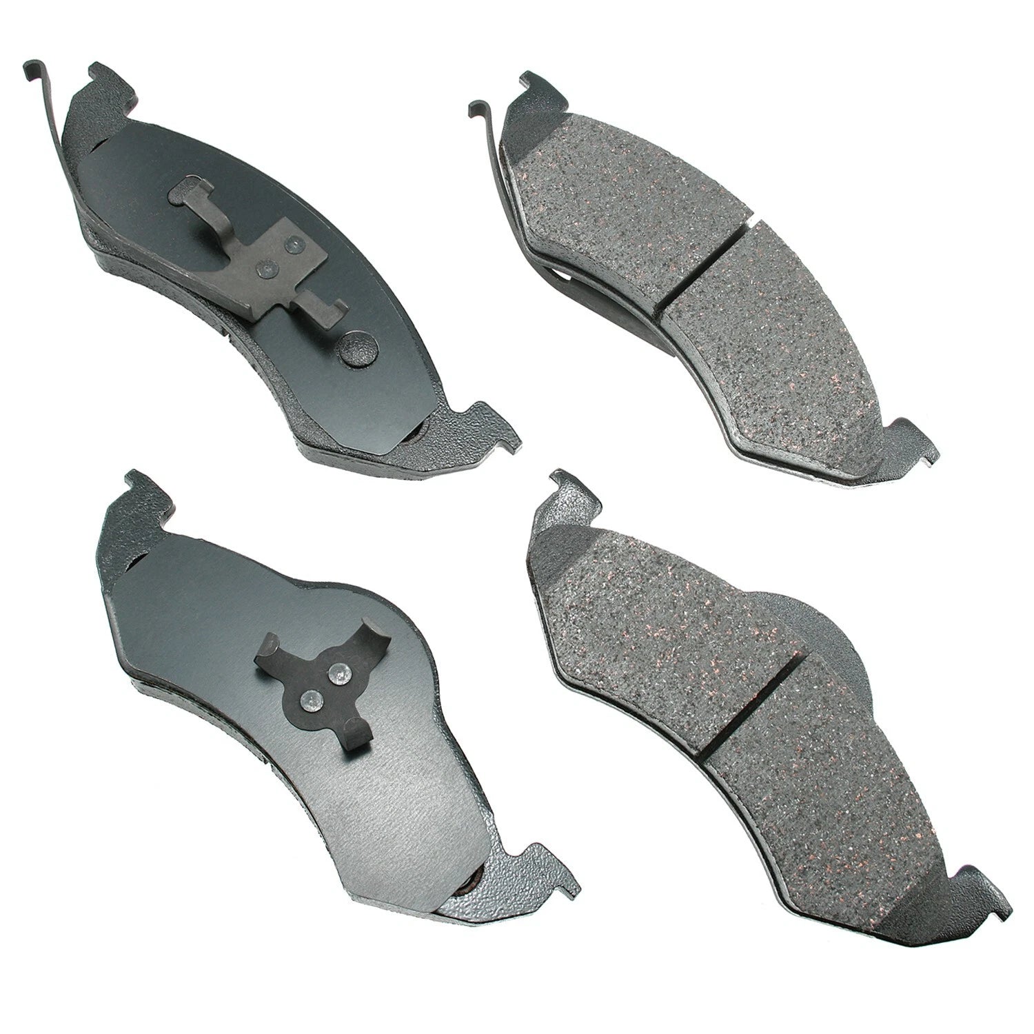Set of 4 ProAct Disc Brake Pads for Dodge Dakota 1999, Durango (1998–1999)