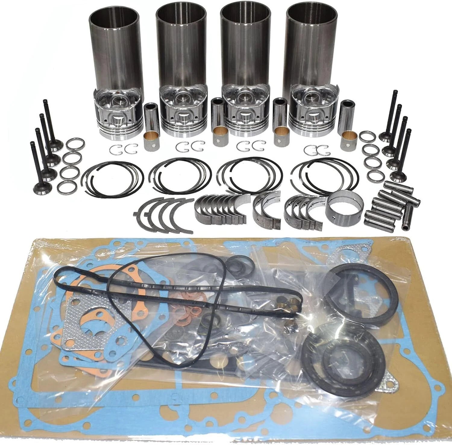 Overhaul Rebuild Kit for Mitsubishi K4N Engine (Cat 305CR, Kobelco SK045)