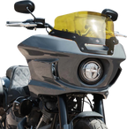 KLOCK WERKS 6" Kolor Flare Sport Windshield for FXLRST - Yellow KWW-02-0624