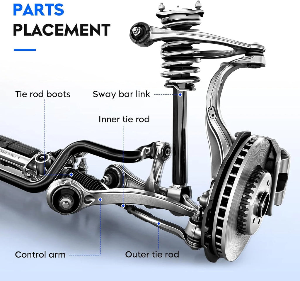 12x Front Suspension Lower Control Arm w/ Ball Joint for Dodge Journey (2009–2020)