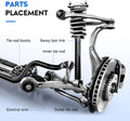 12x Front Suspension Lower Control Arm w/ Ball Joint for Dodge Journey (2009–2020)