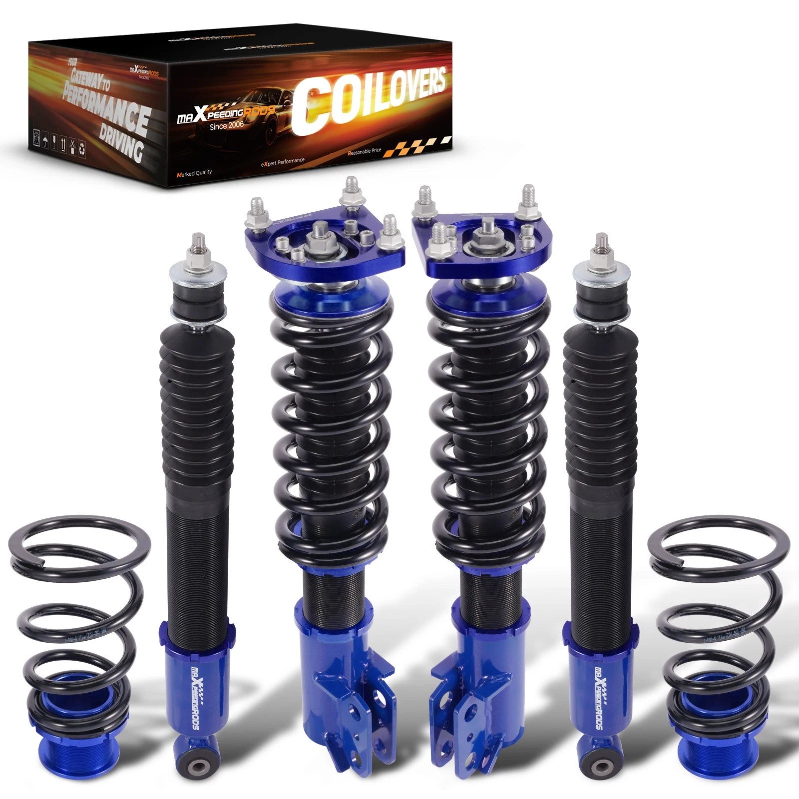 Coilovers Lowering Kit for Ford Mustang (1994-2004) Adjustable Height