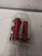 Micro-X Half-Waffle v2 Lock-On Grips for ODI (Red/Black)