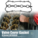 Engine Valve Cover Gaskets 06F103483D for Audi A4 (2005–2009) Black Rubber