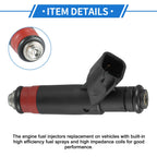 Set of 8 Fuel Injectors No. 53032145AA for Dodge Dakota (2001–2003) 4.7L
