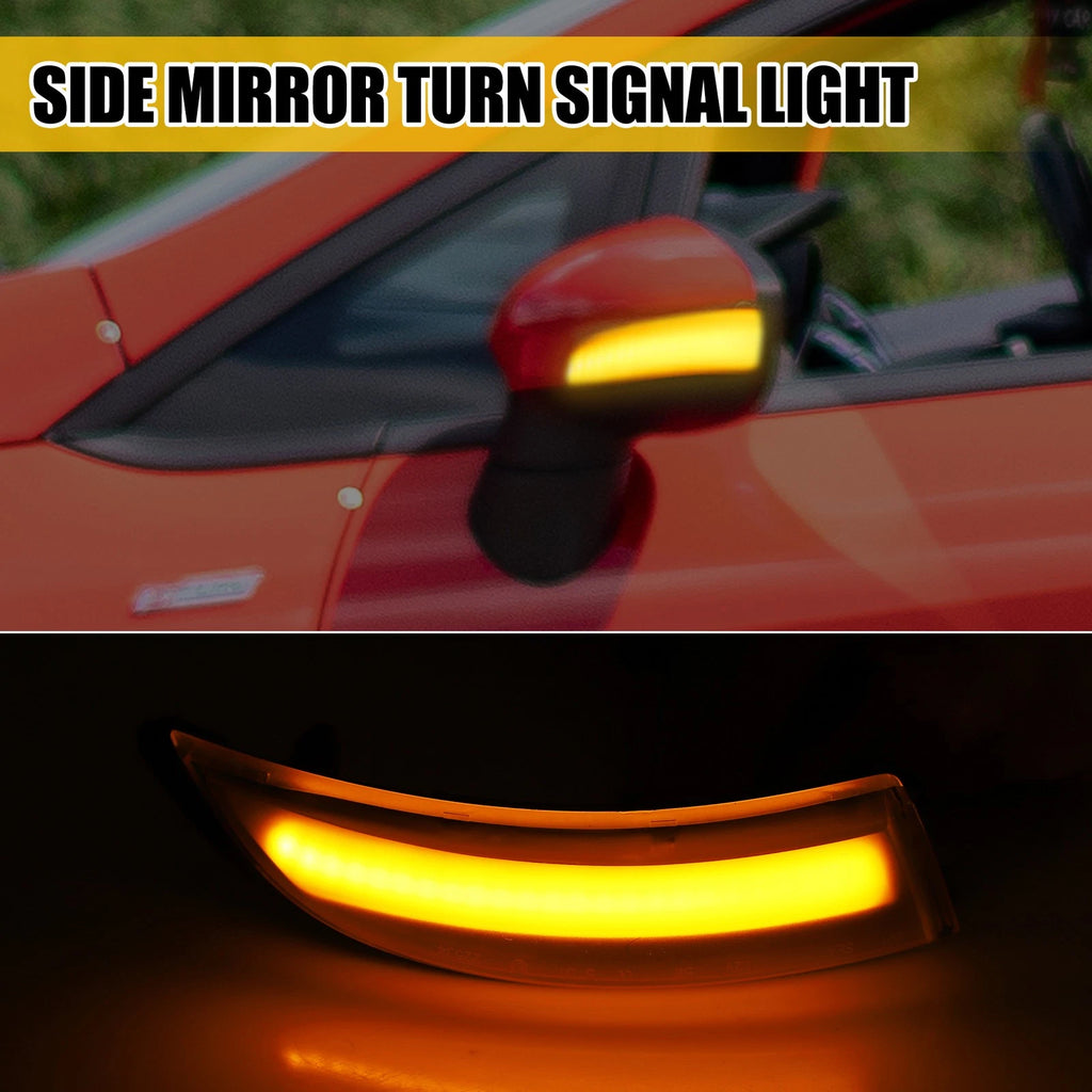 Set of 2 Mirror Turn Signal Lights for Ford (8A61-13B381-AF)