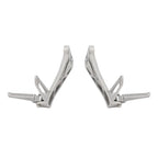 Rear Passenger Footpeg Pegs Bracket Set for Honda CB650F/CBR650F (2014-2019)